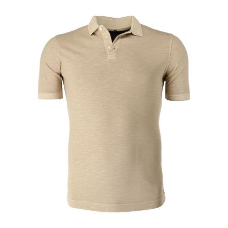 Marvelis Casual Polo shirt Korte mouw kameel