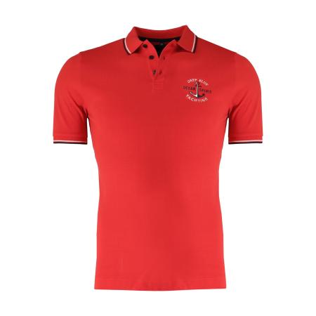 Marvelis Casual Polo shirt Korte mouw lak rood