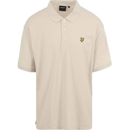 Lyle and Scott Plussize Polo Ecru