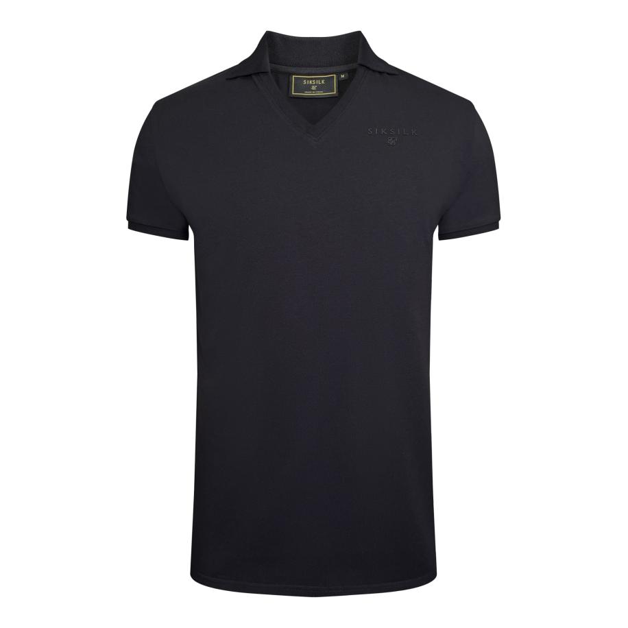 SikSilk Shirt zwart Zwart