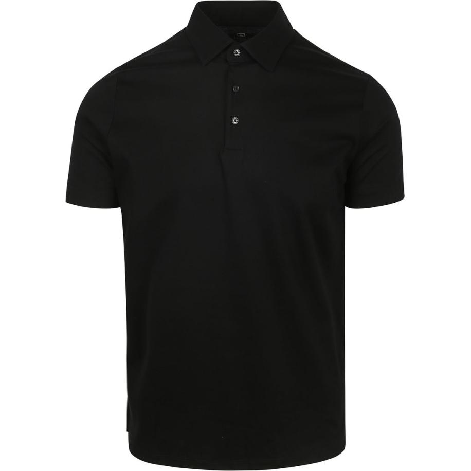 Desoto Poloshirt Essential Black Zwart