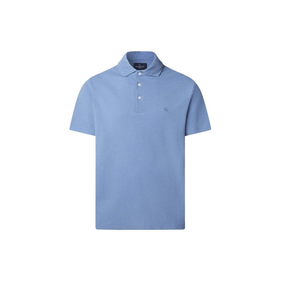 Hackett London Shirt lichtblauw Blauw