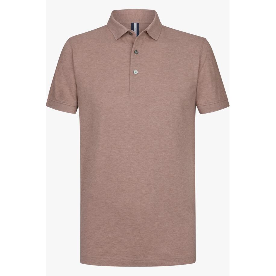 Profuomo Polo shirt Korte mouw roze Roze