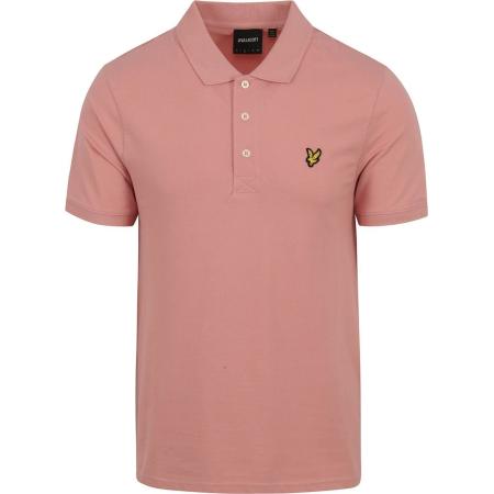 Lyle and Scott Polo Plain Roze