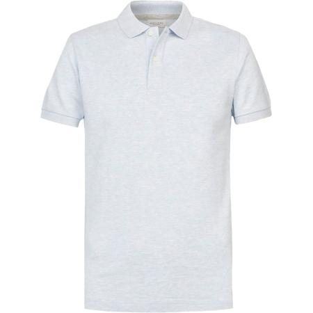 Profuomo Piqué Poloshirt Lichtblauw