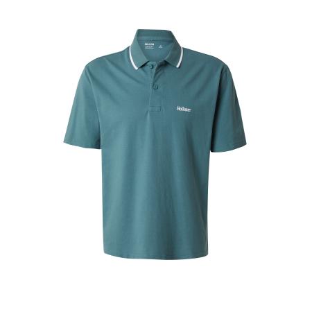 Hollister HOLLISTER Shirt cyaan blauw / wit