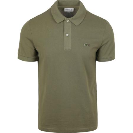 Lacoste Poloshirt Pique Olijfgroen