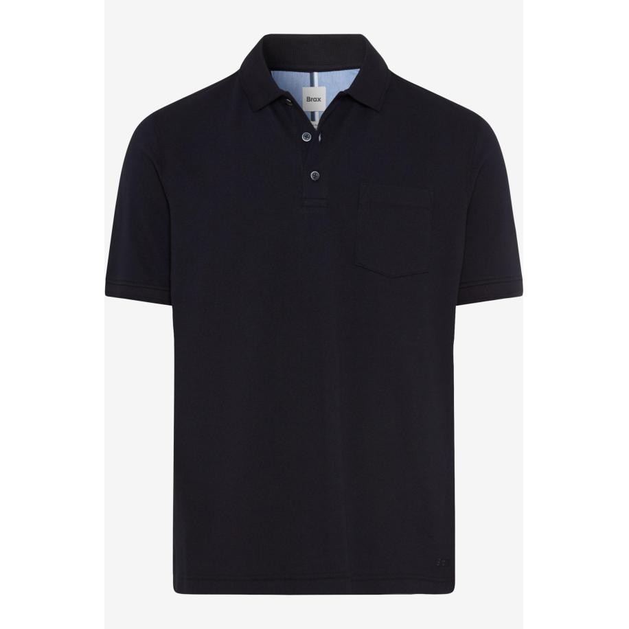 Brax Polo shirt Korte mouw donkerblauw Blauw