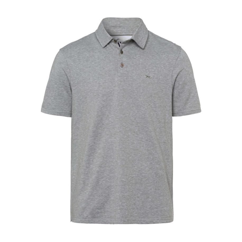 Brax Casual Polo shirt Korte mouw olijfgroen Groen