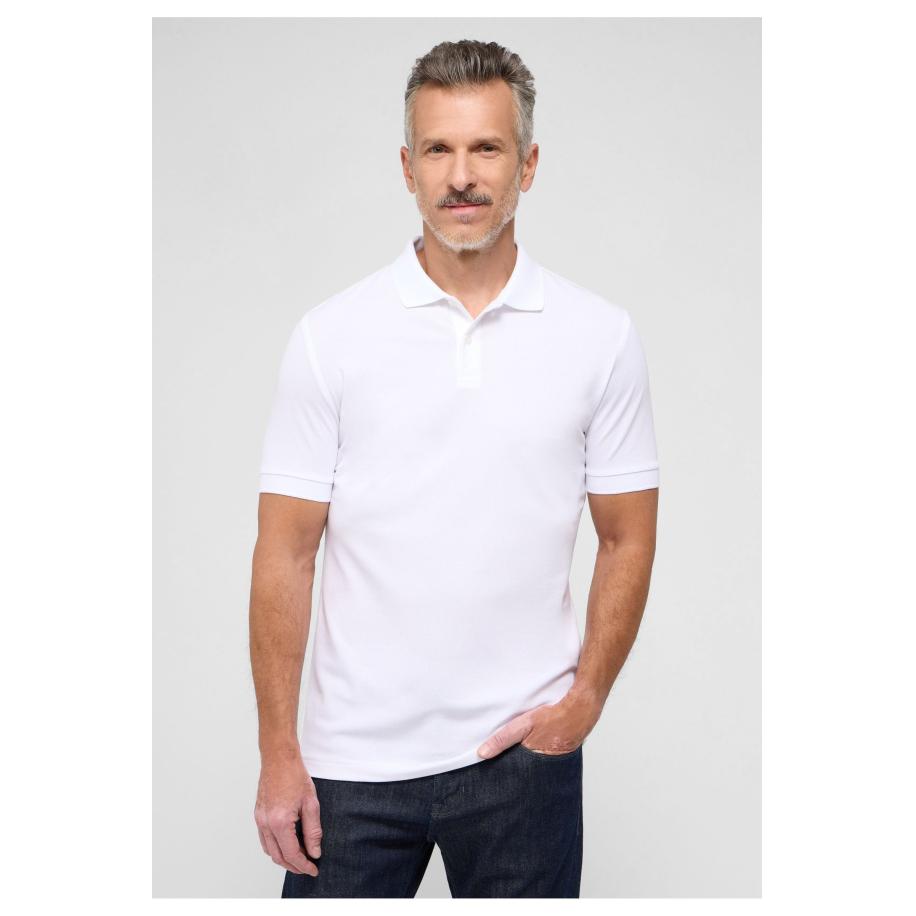 ETERNA Performance Polo shirt Korte mouw wit Wit
