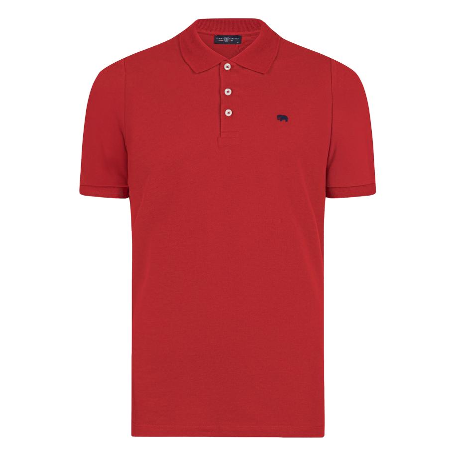 Jimmy Sanders Jimmy Sanders Shirt rood / zwart -