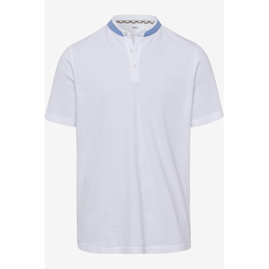 Brax Polo shirt Korte mouw wit Wit