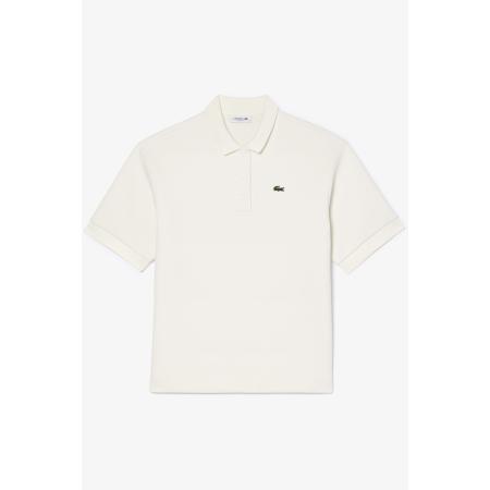 Lacoste Dames Poloshirt ecru, Effen