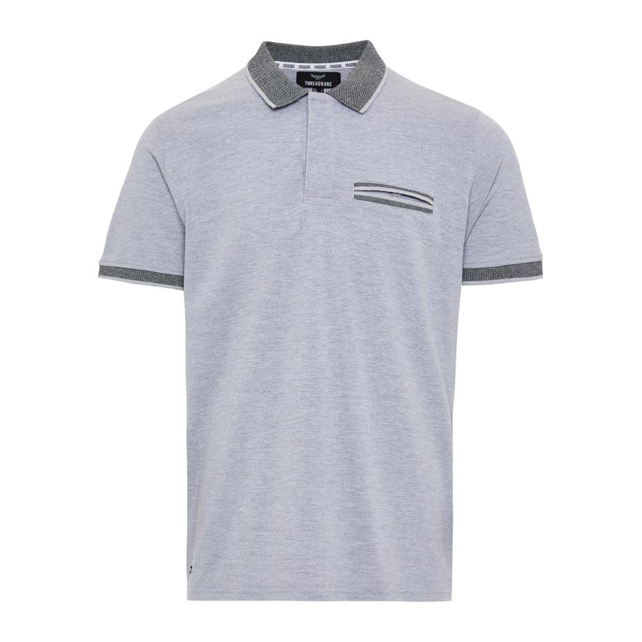 Threadbare Threadbare Shirt grijs gemêleerd / zwart / wit -