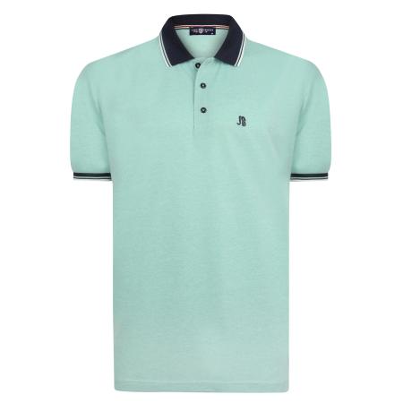 Jimmy Sanders Jimmy Sanders Shirt mintgroen / zwart