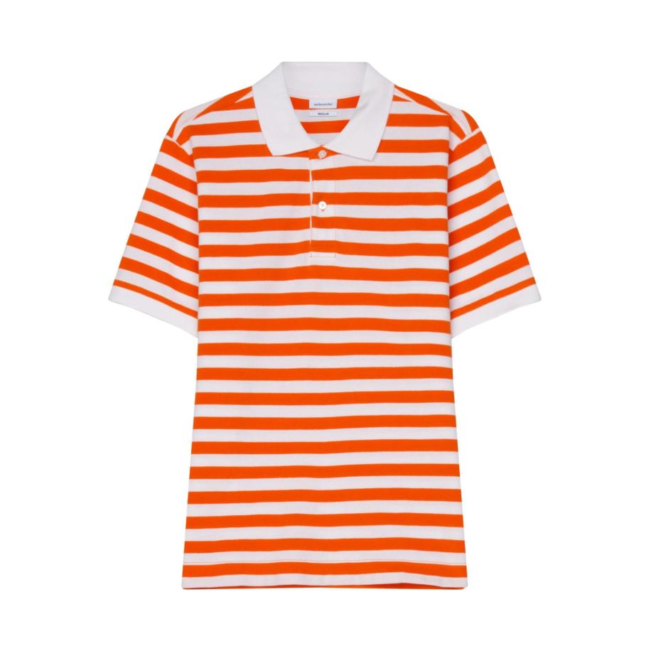 Seidensticker Polo shirt Korte mouw oranje Oranje