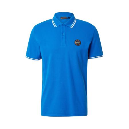 Napapijri NAPAPIJRI Shirt E-MACAS royal blue/koningsblauw / donkeroranje / zwart / wit