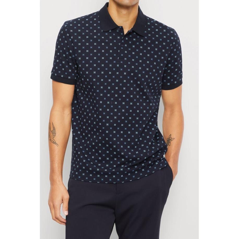 OLYMP Casual Polo shirt Korte mouw marine Blauw