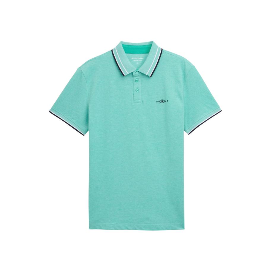 Tom Tailor TOM TAILOR Shirt aqua / zwart / wit -