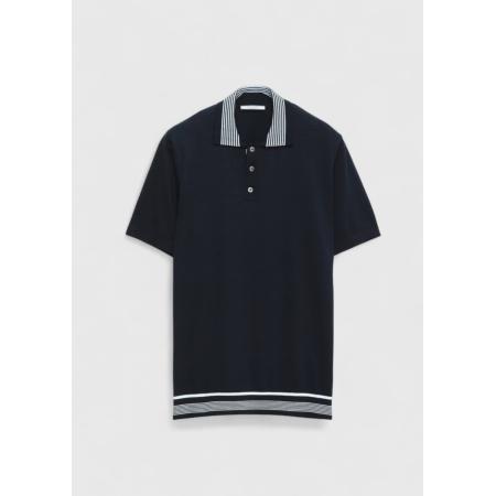 Ramsey Shirt navy / wit