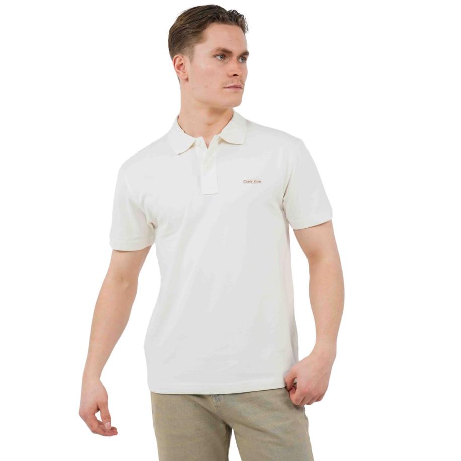 Calvin Klein Label Polo Wit