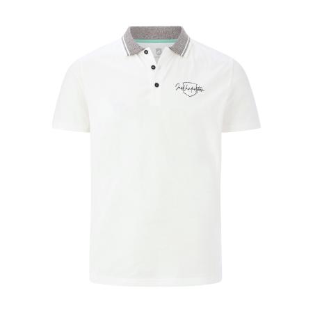 Jan Vanderstorm Polo shirt Korte mouw wit