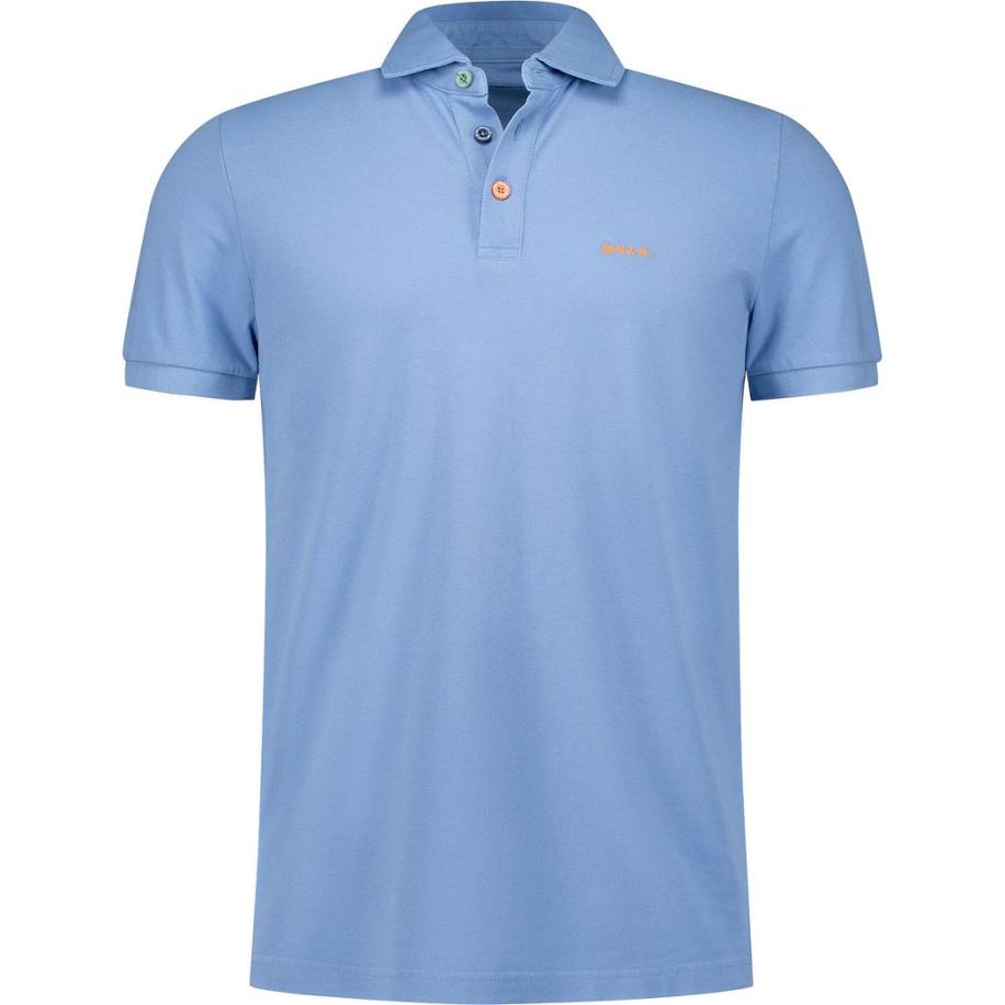 NZA Polo Peter Pacific Blue Blauw