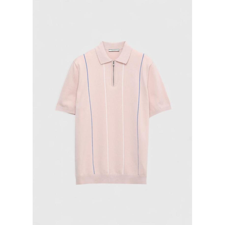 Ramsey Ramsey Shirt blauw / rosa / wit -