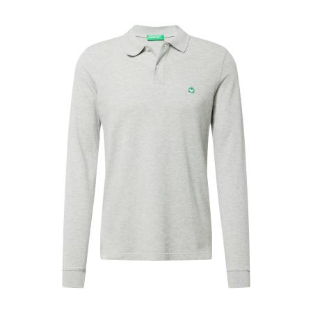 United Colors of Benetton UNITED COLORS OF BENETTON Shirt grijs gemêleerd / jade groen