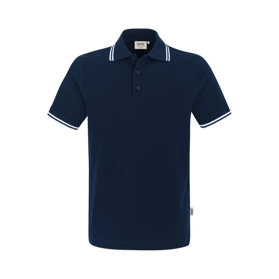 HAKRO 805 Polo shirt Korte mouw donkerblauw/wit Multicolor