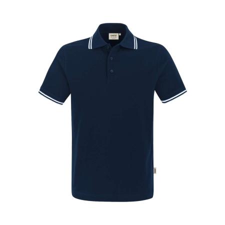 HAKRO 805 Polo shirt Korte mouw donkerblauw/wit