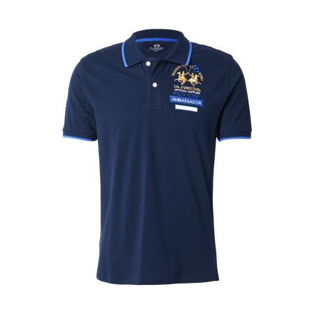La Martina La Martina Shirt blauw / marine / goud / wit