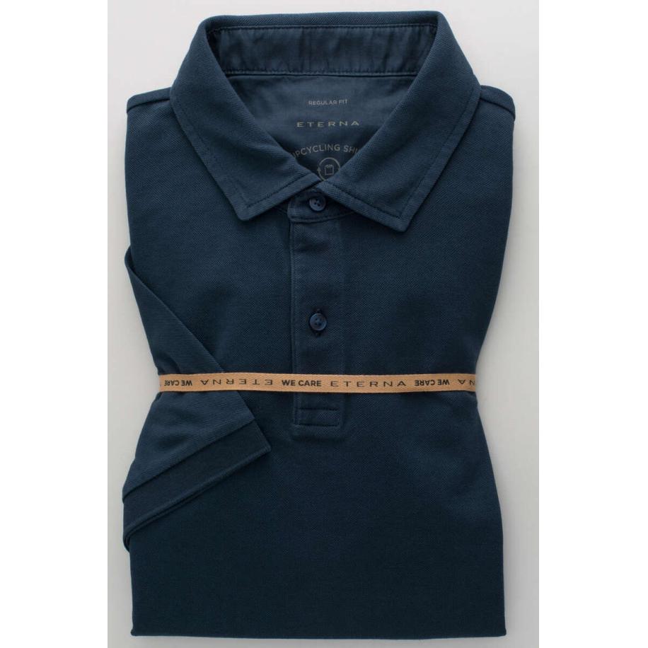 ETERNA Polo shirt Korte mouw donkerblauw Blauw