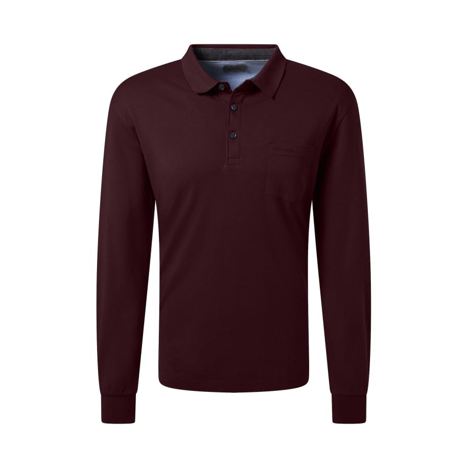 Pierre Cardin PIERRE CARDIN Shirt wijnrood -