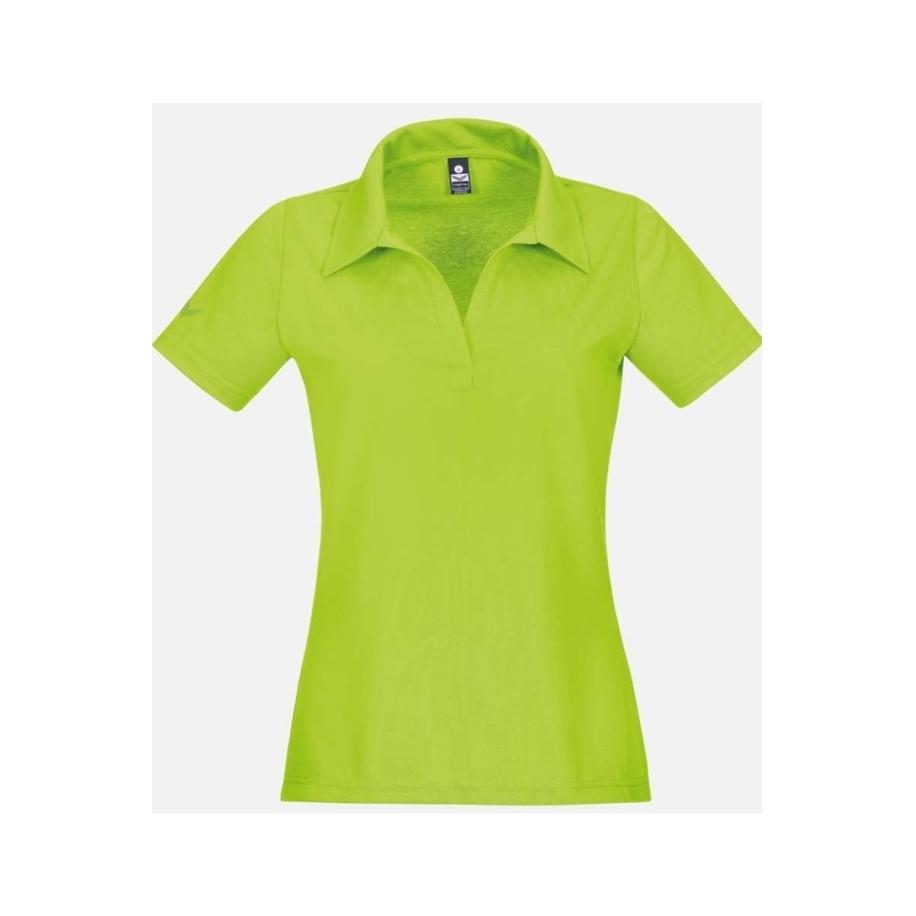 TRIGEMA Dames Poloshirt citroen, Effen Geel