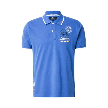 La Martina La Martina Shirt royal blue/koningsblauw / zwart / wit