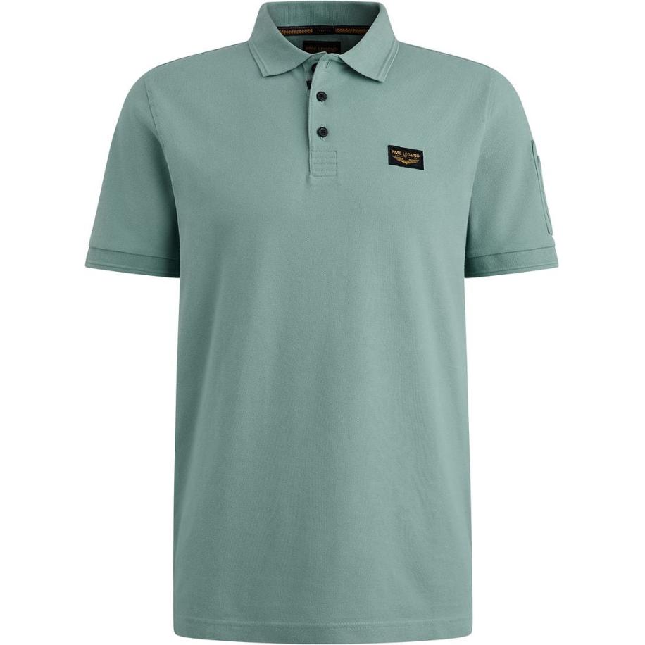 PME Legend Poloshirt Trackway Cameo Blauw Blauw