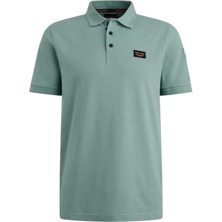 PME Legend Poloshirt Trackway Cameo Blauw