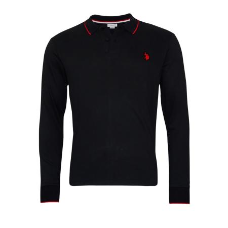 U.S. Polo Assn. U.S. POLO ASSN. Shirt rood / zwart