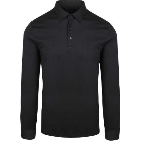 Desoto Longsleeve Poloshirt Essential Black