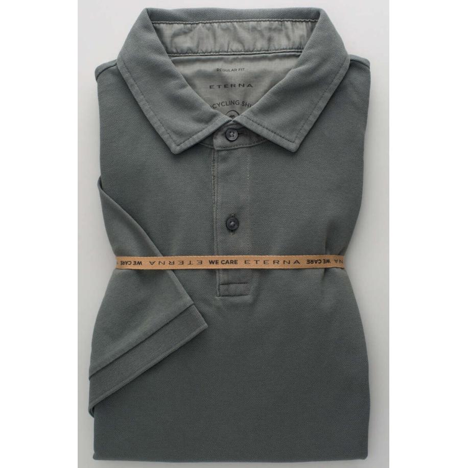 ETERNA Polo shirt Korte mouw grijs Grijs