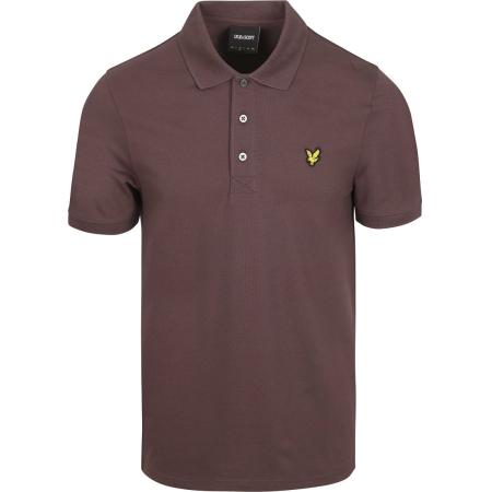 Lyle and Scott Polo Plain Espresso