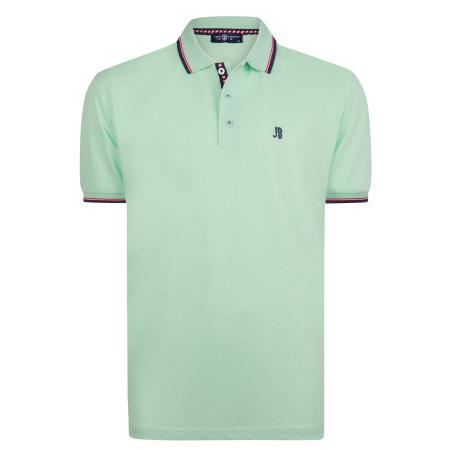 Jimmy Sanders Jimmy Sanders Shirt navy / mintgroen / rood