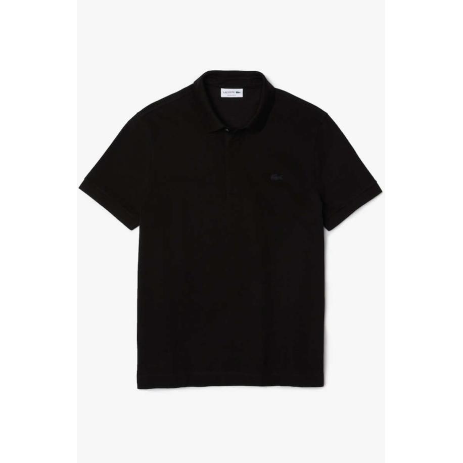 Lacoste Polo shirt Korte mouw zwart Zwart