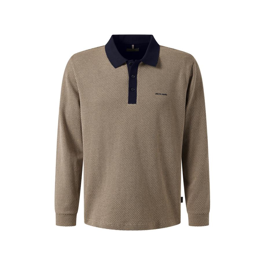 Pierre Cardin PIERRE CARDIN Shirt beige / zwart -