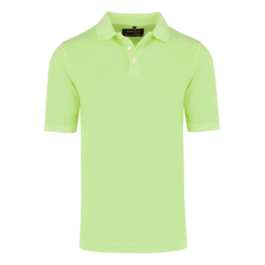 Marvelis Casual Polo shirt Korte mouw lichtgroen Groen