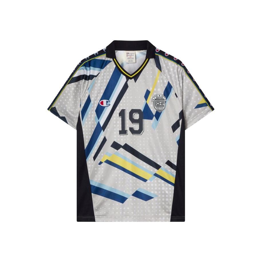 Champion Authentic Athletic Apparel Champion Authentic Athletic Apparel Shirt blauw / geel / zwart / wit -