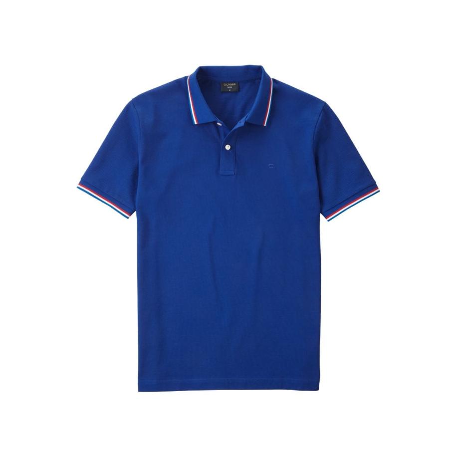 OLYMP Casual Polo shirt Korte mouw koninklijk Blauw