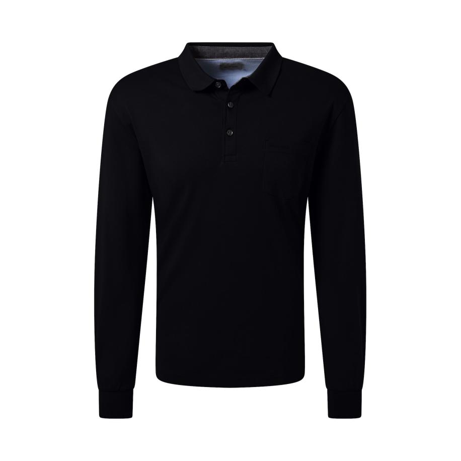 Pierre Cardin PIERRE CARDIN Shirt zwart -