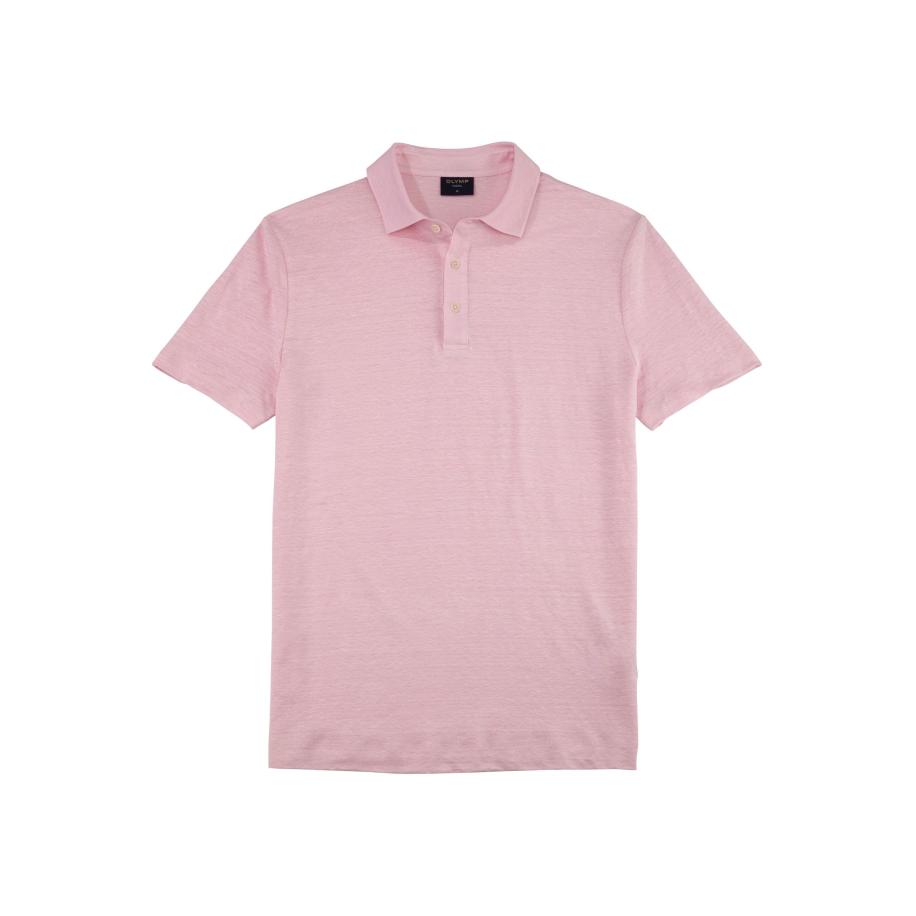 OLYMP Casual Polo shirt Korte mouw lichtroos Multicolor